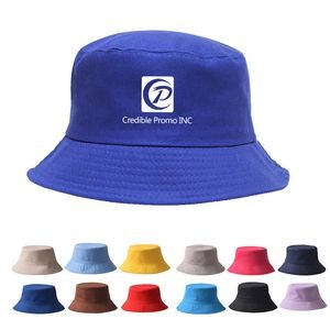 Custom Unisex 100% Cotton Twill Bucket Hat