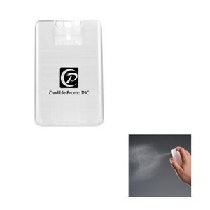 Promotional 20 ml Credit Card Style Hand Sanitizer Spray