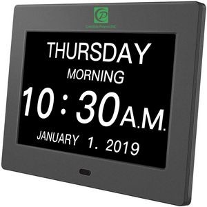 8 Inch Digital Calendar Day Clock For Seniors Elderly