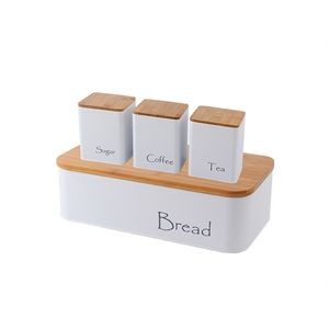 Food Storage Containers w/Air Tight Bamboo Lids