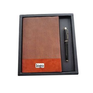 Journal Notebook with Ballpoint Pen Set