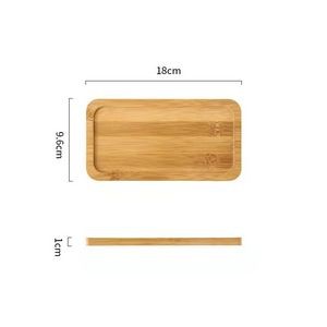 Bamboo Serving Trays Platter in 4 Sizes