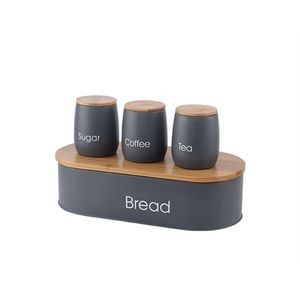 Food Storage Containers w/Air Tight Bamboo Lids