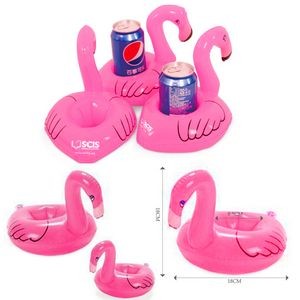Inflatable Flamingo Pool Party Drink Float Holder