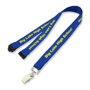 3/4" Polyester Lanyard With Release