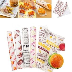 Custom Food Wrapping Greaseproof Wax Paper