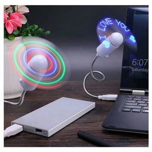 USB Fan with LED Display