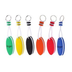 Oval Floating Key Ring