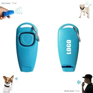 Whistle Pet Training Sound Clicker With Key Ring