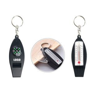 Whistle With Magnifier Compass Thermometer