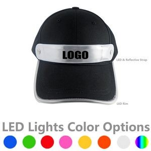 LED LOGO Hat With Light Rim
