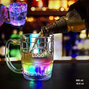 16.6 OZ Glow LED Beer Mug Flashing Cup