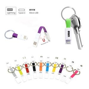 2 In 1 Keychain Charging Cable