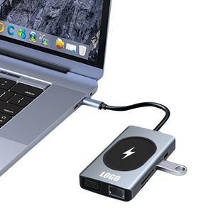Wireless Charging USB-C Type C Hub Adapter
