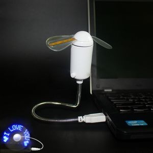 USB Preprogrammed LED Message Fan