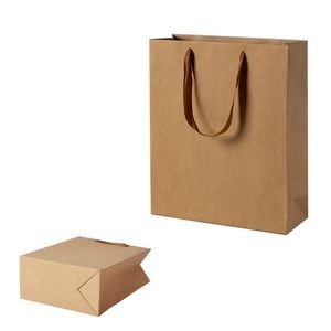 Vertical Kraft Paper Cardboard Shopping Bag