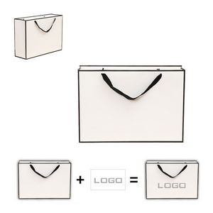 Horizontal Paper Cardboard Shopping Bag