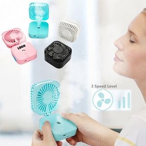 LED Lights Humidifier Fan With Lanyard
