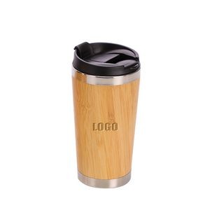 450ml Bamboo Stainless Steel Cups Mug