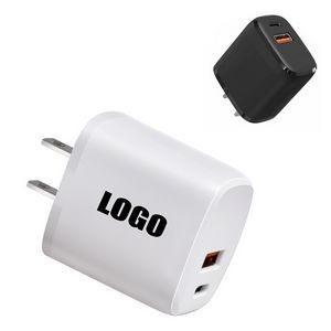 Elegant Wall Charger 2 IN 1 USB Type C Adapter