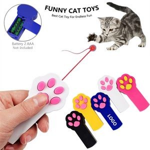 Paw Shaped Cat Laser Pointer Pet Toy