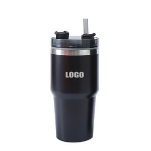 20oz Stainless Steel Cups Mug With Straw