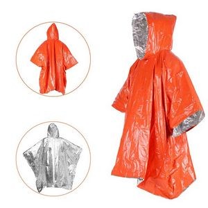 Aluminum Foil Raincoat Poncho
