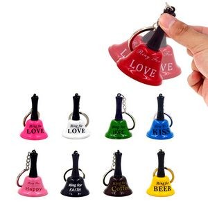 Hand Bell Ring Key Chain