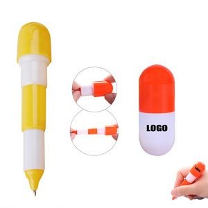 Stretchable Capsule Shaped Pen