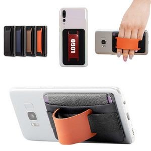Phone Stand Card Holder With Band