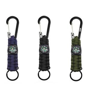 Survivor Rope With Key Chain Compass