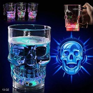13 OZ Skull LED Wine Glass Flashing Mug