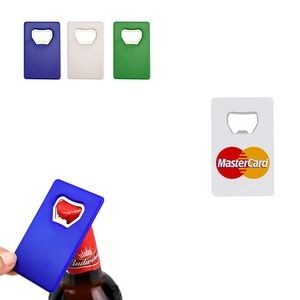 Credit Card Shaped Bottle Opener