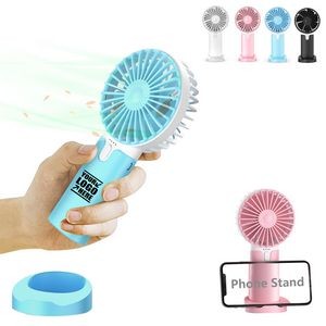 Handheld Fan With Phone Stand