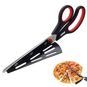 Pizza Scissors With Side Spatula