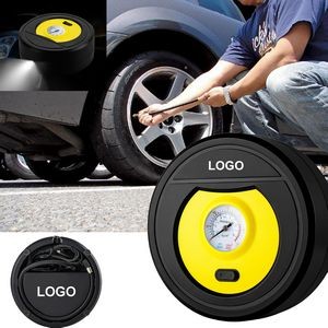 Portable Round Tire Inflator Pump