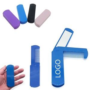 Portable Folding Comb With Mirror