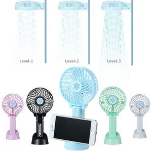 Snowflake Portable Fan With Phone Stand