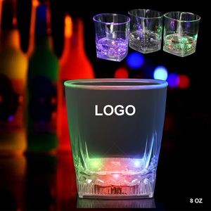 8 OZ Liquid Activated Whisky Glass Flashing Cup