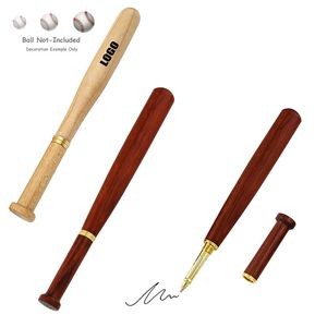 Baseball Bat Nature Wood Pen