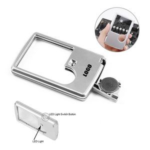 Rectangle Magnifying Glass With Led Lights