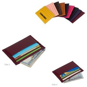 7 Pockets Dual Side PU Leather Card Holder Wallet