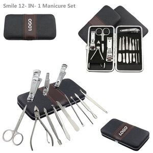 Elegant 12-IN-1 Manicure Set Nail Clippers