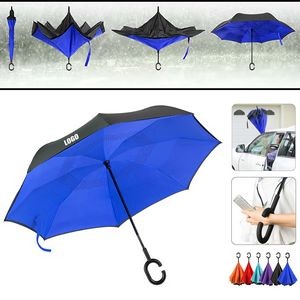 Reversed Inverted Umbrella w/C handle