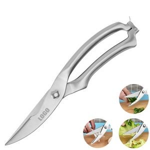 Steel Kitchen Scissors With Curve Blade