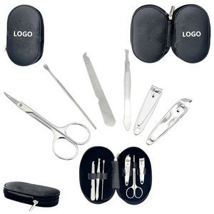 6 Pieces Manicure Set With PU Leather Pouch
