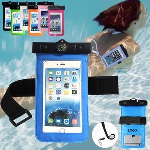 Waterproof Phone Pouch With Compass Armband