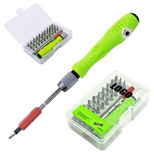 32 in 1 Precision Screwdriver Set With Red Connector