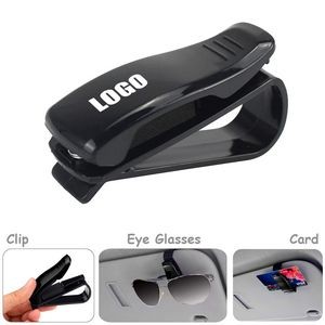 Multi Visor Sunglasses Clip Card Holder