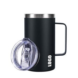 24 Oz Stainless Cups Mug With Slide Lid